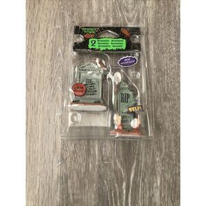 Lemax Spooky Town Tombstone- Headstone  Halloween Village Accessory 2021